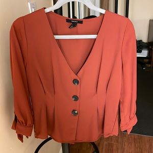 Forever 21 3/4 sleeve blouse